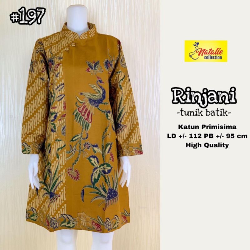 Natalie Collection Rajun Batik Dress - Tunic Katun Primisima 2