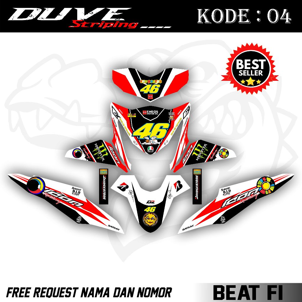 Decal Beat FI Full Body - Decal Beat FI. DV.04