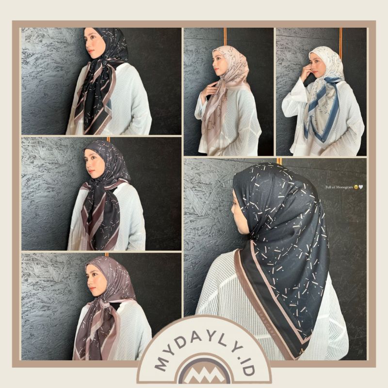 MINE MONOGRAM SCARF ARASCARF