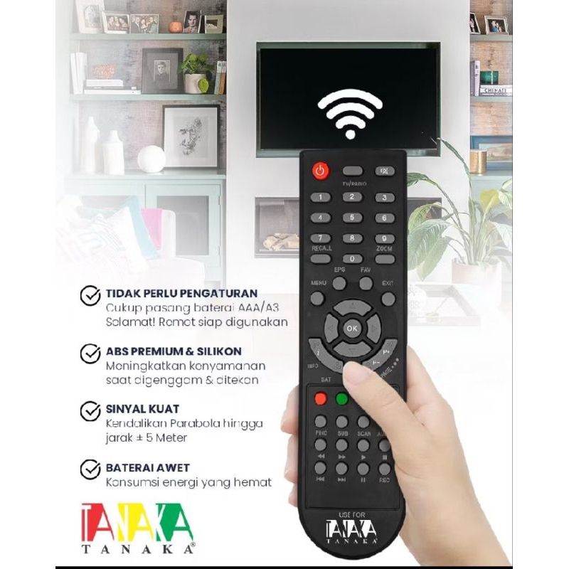 Remot STB TANAKA DVB T2