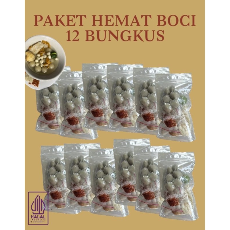 

SALE !!! PAKET USAHA BASO ACI 12 BUNGKUS