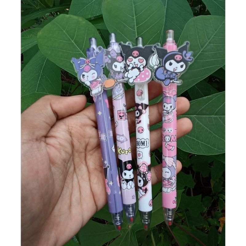 

Pena hitam Motif Sanrio Pulpen Gel Mekanik Karakter