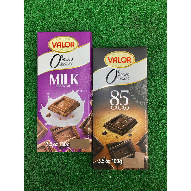 

Valor Chocolate 0% No Added Sugar 100gr Import Spanyol