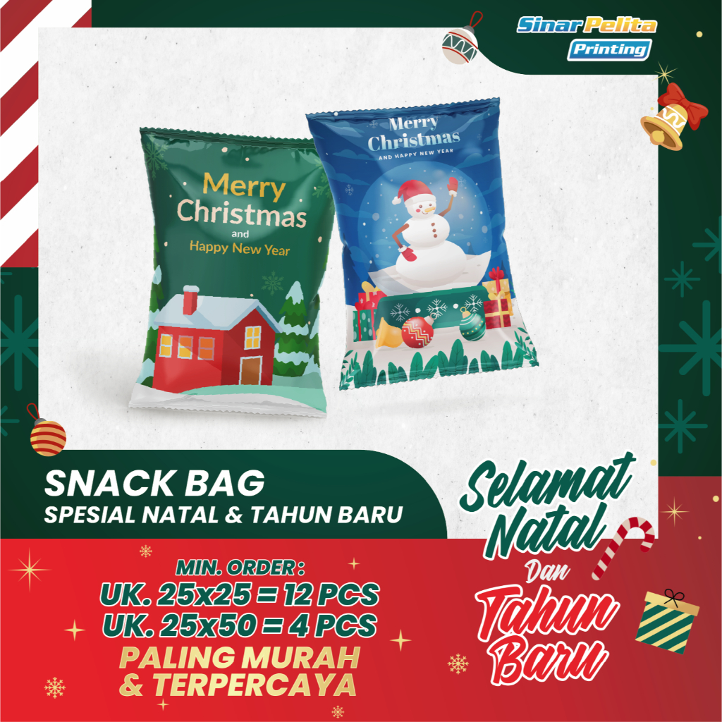 

Snack Bag Spesial Natal | Goodie Bag Custom | Birthday Pouch Snack