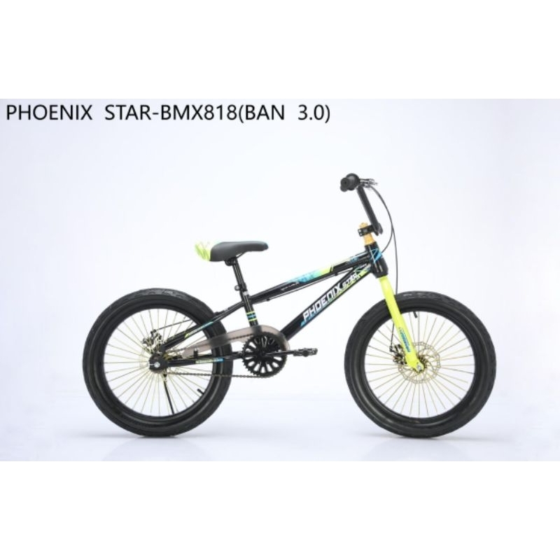 SEPEDA ANAK COWOK BMX 20 INCH PHOENIX STAR BAN JUMBO 3.0 CENTRUM MARS BIKE BAN BESAR OVERSIZE TERMUR