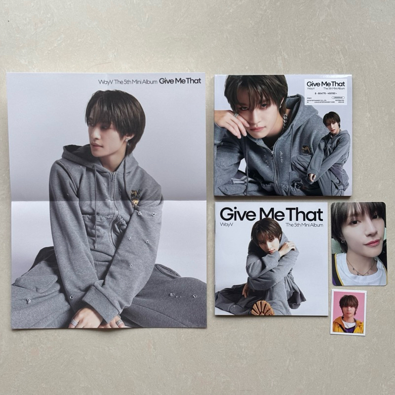 [READY FULL SET UNSEALED] WayV 5th Mini Album Give Me That Digipack Yangyang Ver. Set Photocard ID &