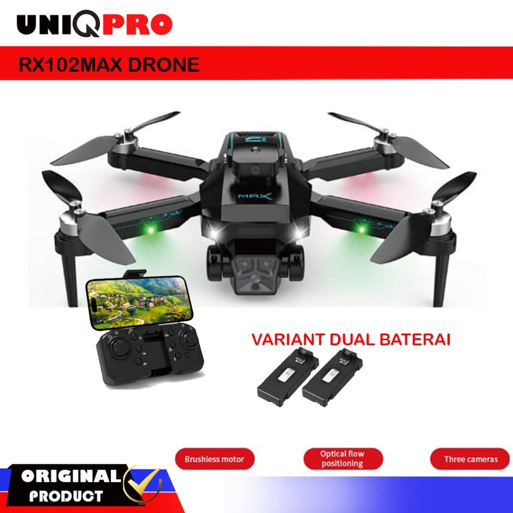 RX102 MAX DRONE BRUSHLESS CAMERA 4K OPTICAL FLOW OBSTACLE AVOID DRONE