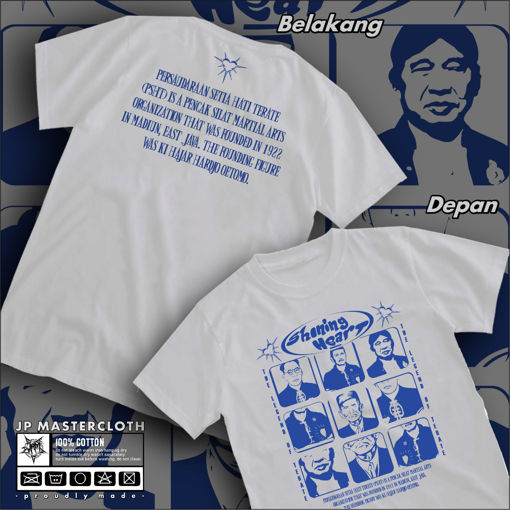 Kaos Shining Heart Legend Psht Sablon Plastisol Ink