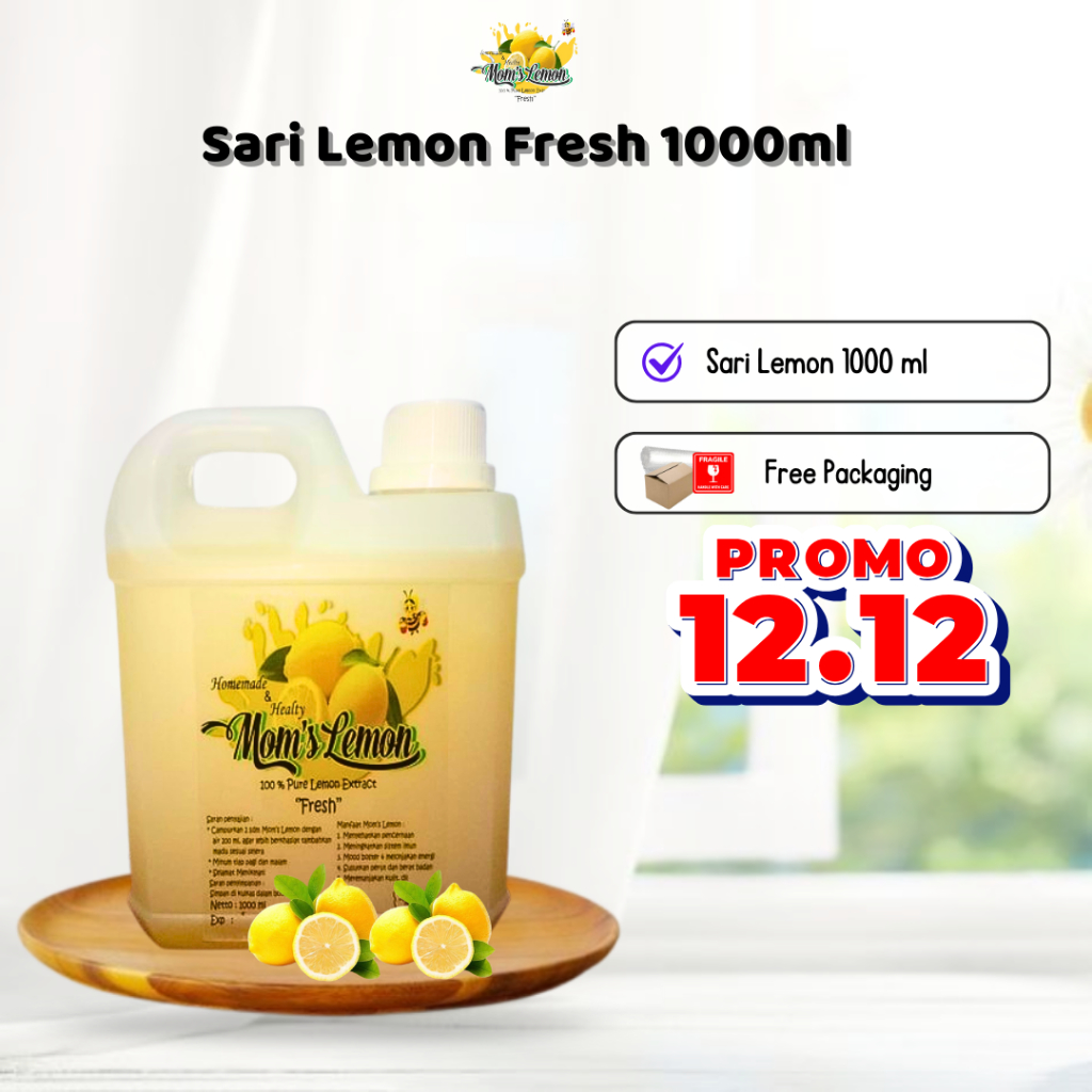 

Sari Lemon Fresh Murni ukuran [1.000 ml] By MOMS HONEY