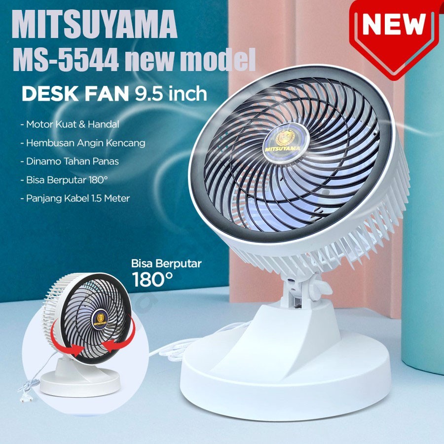 Mitsuyama Kipas Angin Meja 9.5" MS-5544 Desk Fan 2