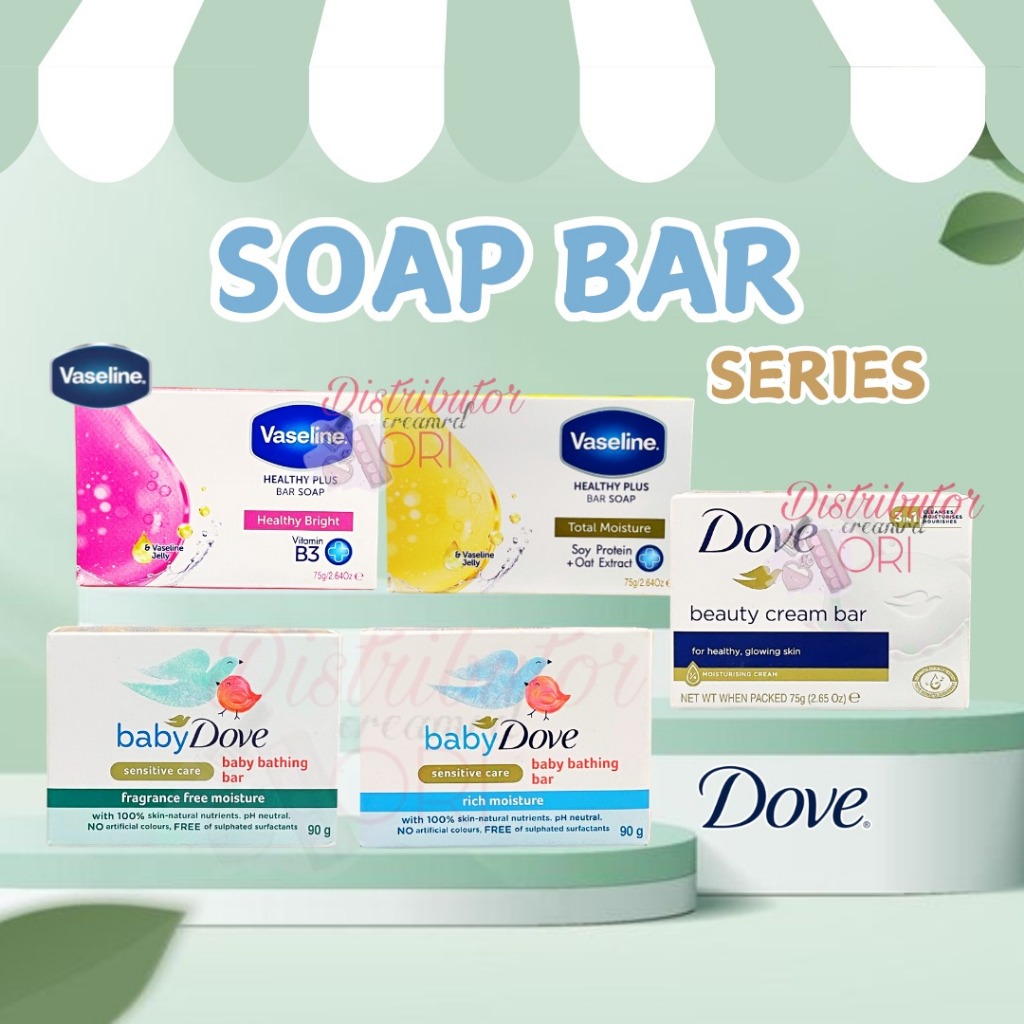 SOAP BAR SERIES | VASELINE SOAP BAR | DOVE SOAP BAR | SABUN BATANG