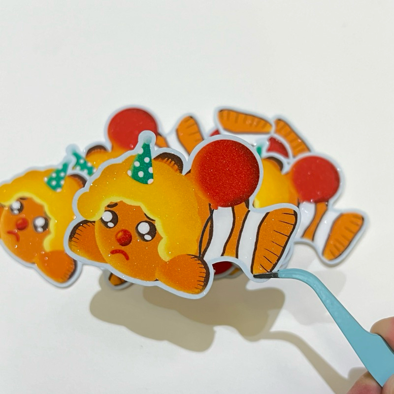

Clownfish Glitter Sticker