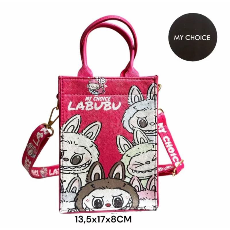TAS SELEMPANG WANITA LABUBUUU MY CHOICE BAG FREE BOX