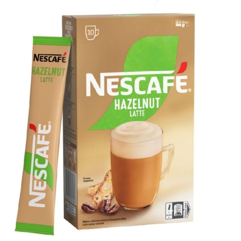 

Nescafe hazelnut latte 98% sugar free 135g (isi 10 sachet) / Nescafe Australia