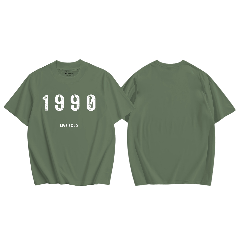 MANCIX 1990 BOLD LIVE BOLD Oversize Katun Combed 20s Grade A dengan Sablon DTF Premium Tebal