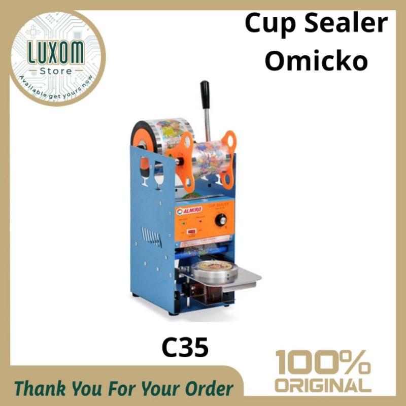 Omicko C35 Mesin Cup Sealer Press untuk Gelas Plastik/Cup sealer/Omicko/C35/Mesin press/Cup sealer O
