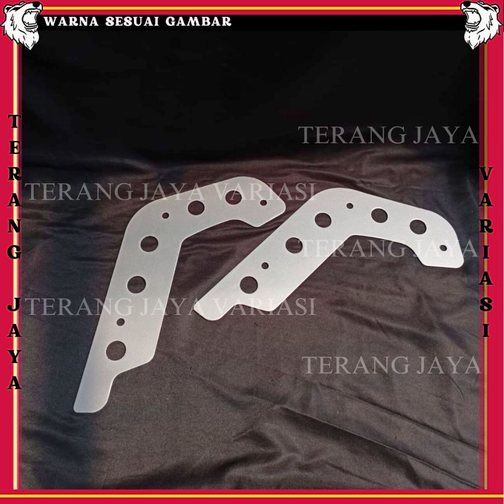 COVER SKIDPLATE KANAN KIRI XSR155 TUTUP PELINDUNG TUTUP SKID PLATE SAMPING MOTOR XSR 155 WARNA SILVE