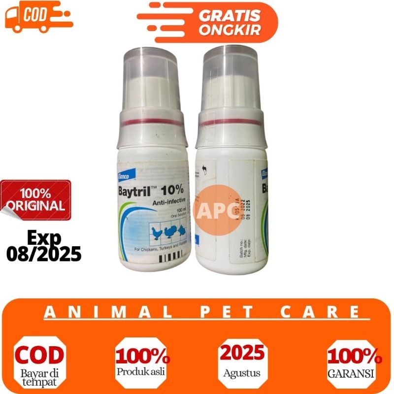 Baytril 10% isi 100ml