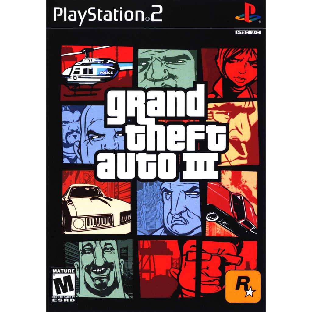 KASET DVD GAME PS2: GTA III