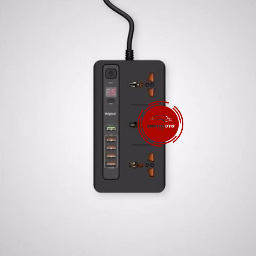 Stopkontak Smart Power Socket Sambungan Konektor Colokan Listrik Adapter Adaptor 4 Port USB Charger 
