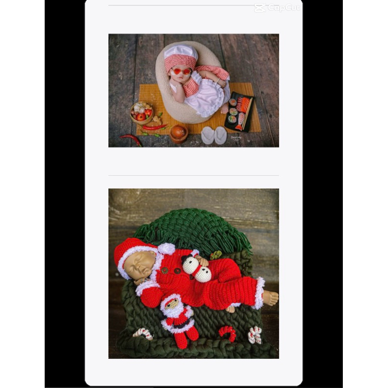 Kostum bayi perempuan/cewe properti foto bayi newborn
