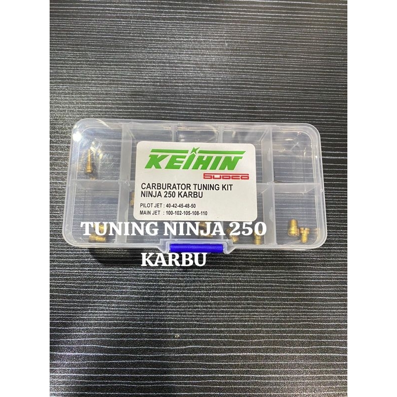 TUNING KIT NINJA 250 KARBU main jet pilot jet ninja 250 karbu