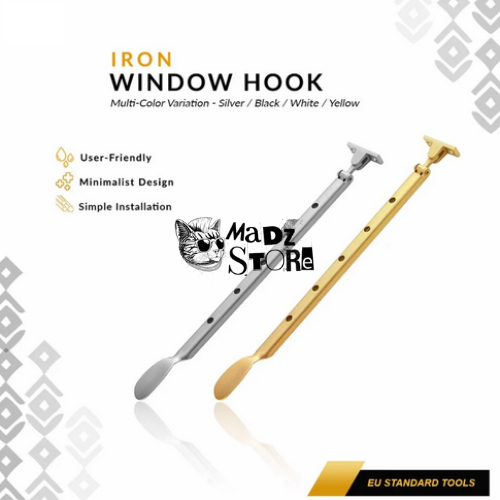 Besi Palang Lamskar Penahan Penyangga Pintu Kaca Jendela Pengatur Sirkulasi Udara Ventilasi Kamar Da