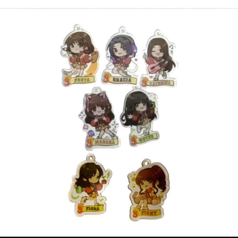 Keychain Tango jkt48 Fan made akrilik gantungan kunci ganci