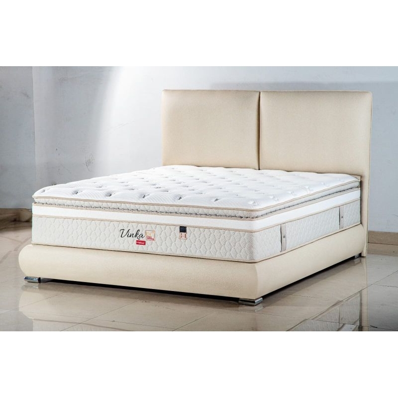 Helux Spring Bed Tipe Vinka Latex - Tebal Matras 37CM - Bonus 2 bantal 2 guling - Medan