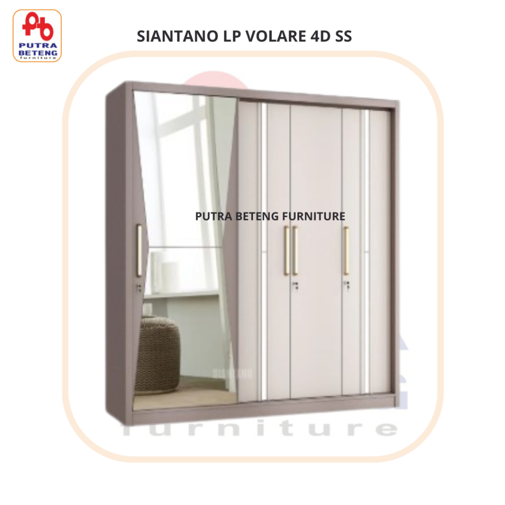 Lemari Pakaian  Siantano LP VOLARE 4DSS