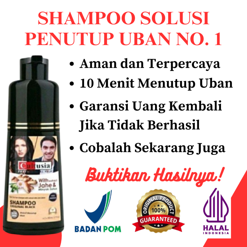 cultusia Uban shampoo penghilang Rambut Uban Shampoo Uban shampoo untuk rambut uban shampoo uban