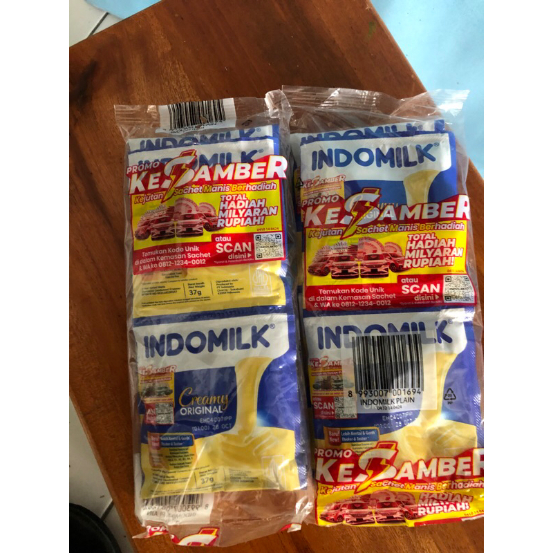 

Indomilk Susu Kental Manis Sachet 6x37g