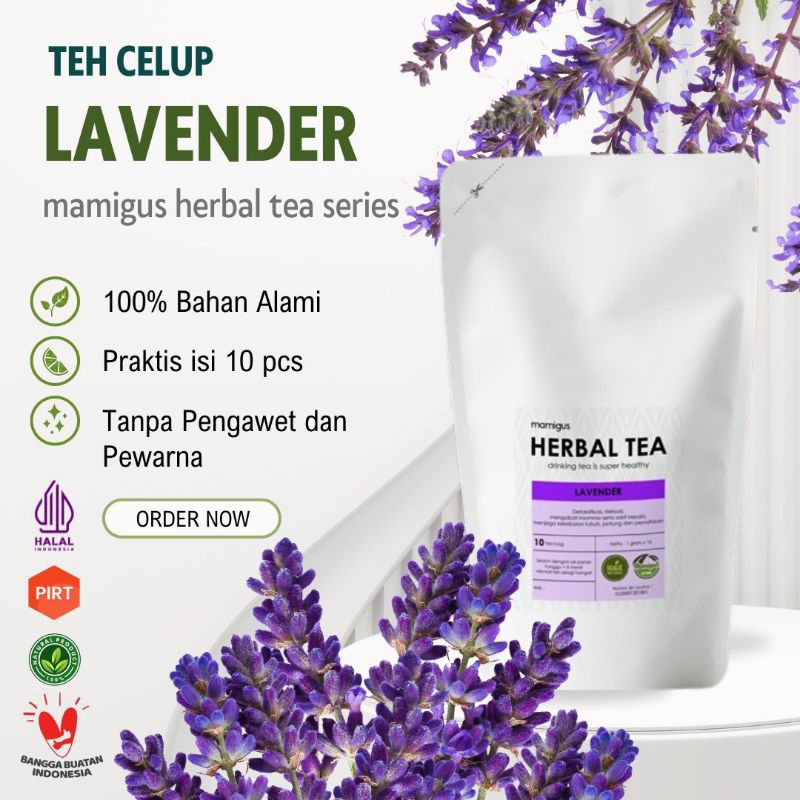 

TEH CELUP BUNGA LAVENDER / Lavender Tea / Teh Herbal / Teh Seduh