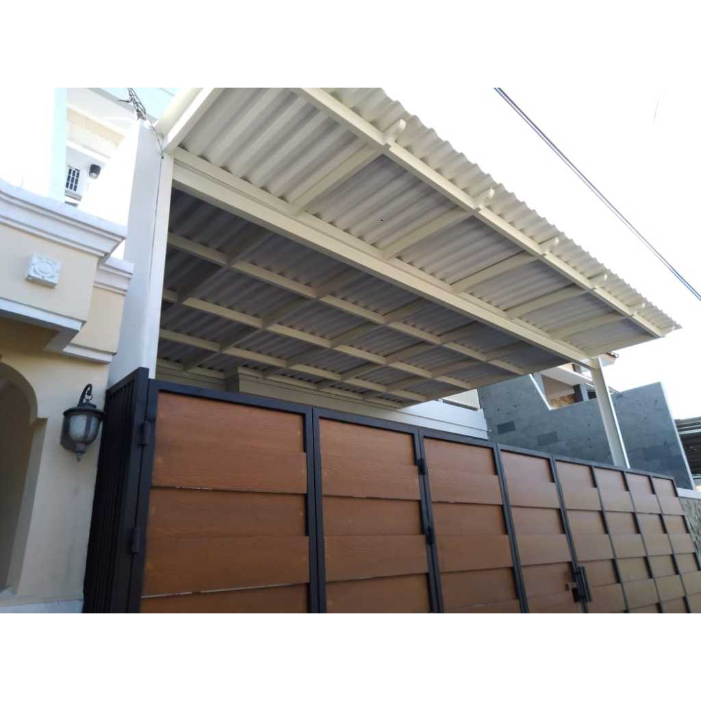 kanopi Upvc | Rooftop double layer