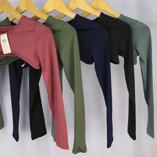 Manset Bolero Crop Top Panjang Baju Manset OlahragaTangan Sambung PREMIUM 521