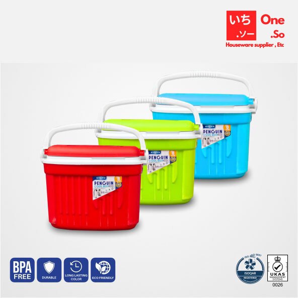 PENGUIN COOL BOX 8 LT DELUXE / COOL BOX / BOX ES / TEMPAT MINUMAN / PENGUIN COOL BOX - oneso.id