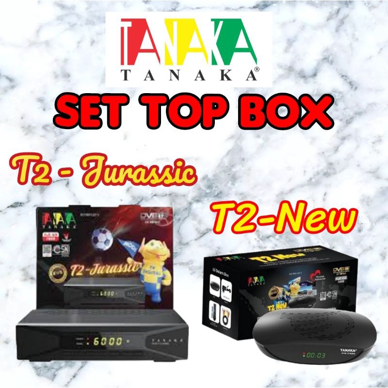 Set top box STB Tanaka T2-New dan Tanaka T2- jurassic