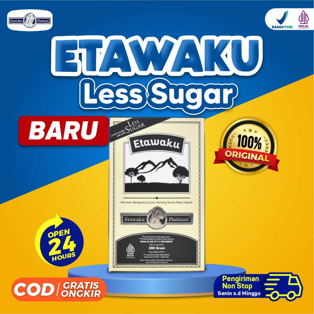 

SUSU KAMBING ETAWA ETAWAKU RENDAH GULA