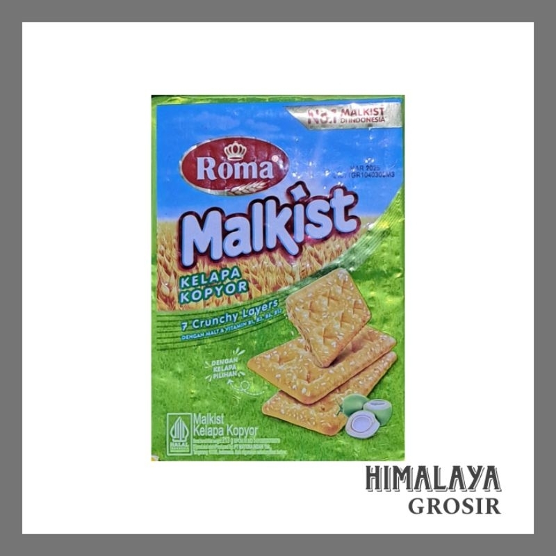 

Roma Malkist Kelapa Kopyor 213 gr