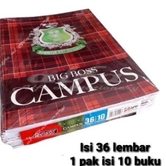 

KODE PRODUK PESP6464 BUKU TULIS BIGBOSS CAMPUS 36 LEMBAR 1 PAK ISI 1 BUKU 1 ASLI BIGBOSS