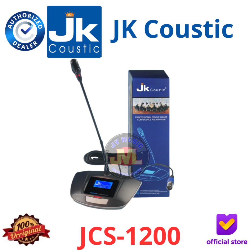 JK Coustic JCS1200 Microphone Meja JK Coustic JCS-1200 Microphone Conference Mic Gooseneck