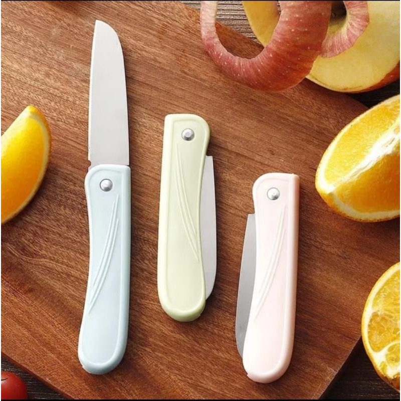 pengupas buah lipat stainless