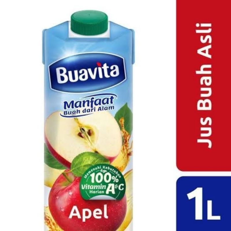 

Buavita Kemasan 1L / 1000 ML ( Varian Rasa Jeruk, Mangga, Apel, dan Jambu Biji )