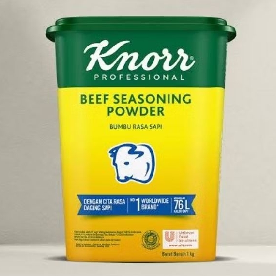 

Knorr Professional Bumbu Ekstrak Daging Sapi Berat Bersih 1 Kg (Knorr Beef Seasoning Powder 1kg)
