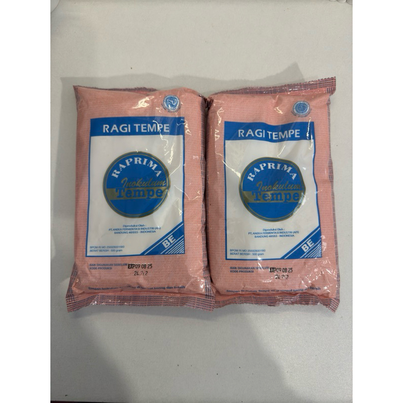 

Ragi Tempe merk Raprima - 500gr