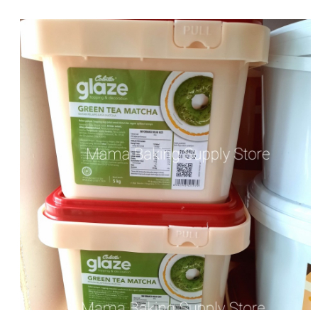 

COLATTA Glaze Glazing MATCHA Green Tea Teh Hijau Topping Donut 5 kg