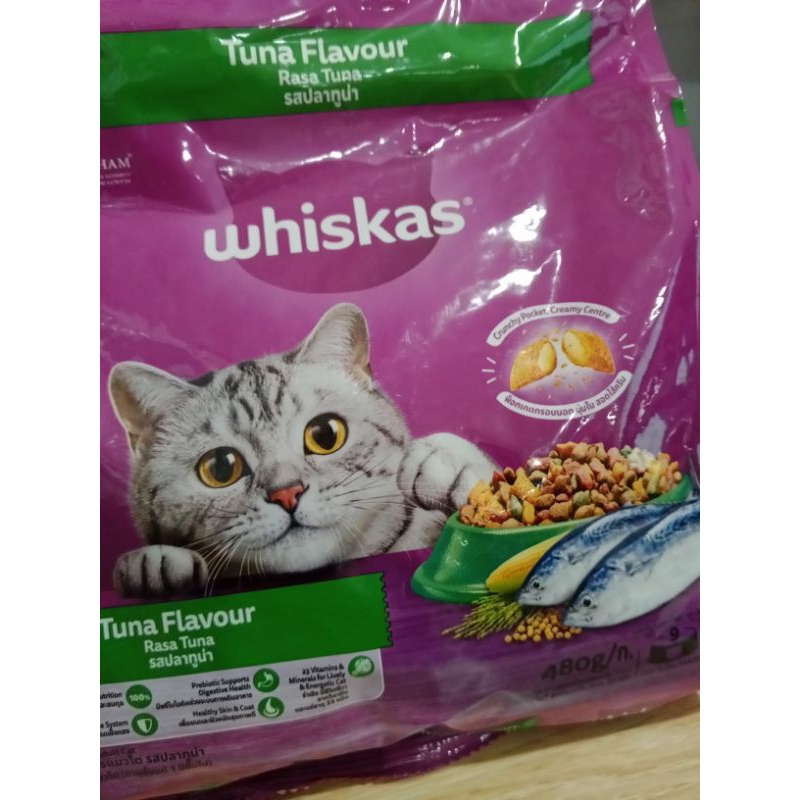 Makanan Kucing Whiskas Adult Tuna 480Gr - Whiskas Tuna 480gr