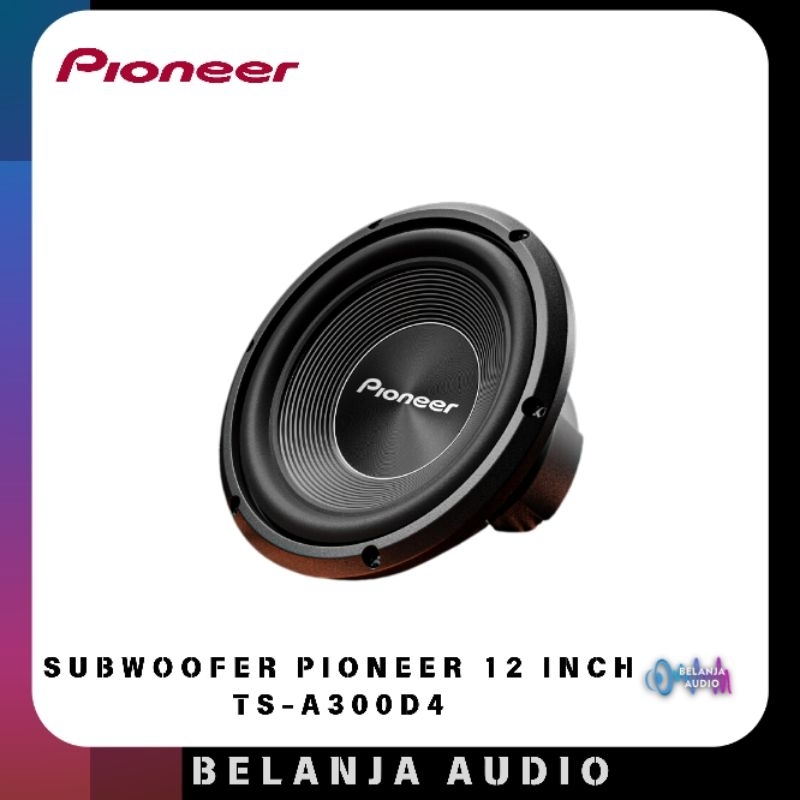 Subwoofer Pioneer 12 Inch TS A300D4 Double Coil