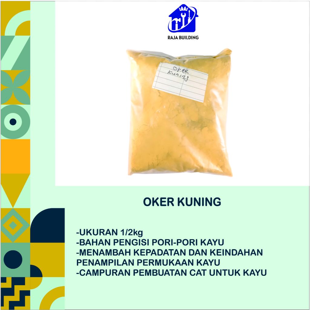 OKER KUNING/OKER KUNING/CAT PELAPIS 1/2KG