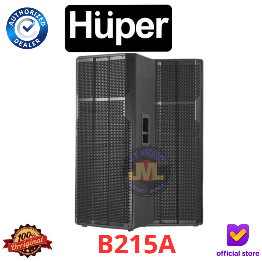 Huper B215A 2x15-Inch Speaker Aktif Huper B-215A Active Speaker